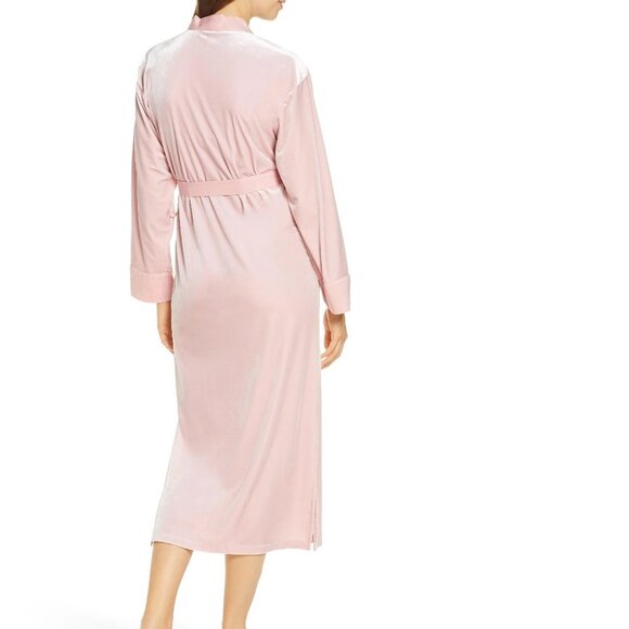 Nordstrom Women's Pink Velour Robe - Picture 2 of 10